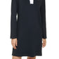 Tommy Hilfiger Women's Johnny Collar Rugby Dress Blue Size Small