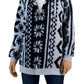 Tommy Hilfiger Women's Hooded Sherpa Jacket Blue Size Medium