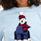 Tommy Hilfiger Women's Polar Bear Graphic Sweater Blue Size Small