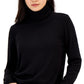 Tommy Hilfiger Women's Solid Buttoned Cuff Stella Sweater Black