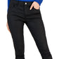 Tommy Hilfiger Women's Coated Skinny Ankle Jeans Black Size 6