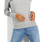 Tommy Hilfiger Women's Blocked Fair Isle Stella Cotton Sweater Gray Size Medium
