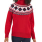 Tommy Hilfiger Women's Argyle Turtleneck Sweater Red Size XX-Large