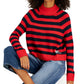 Tommy Jeans Women's Mock Neck Sweater Red Size X-Small