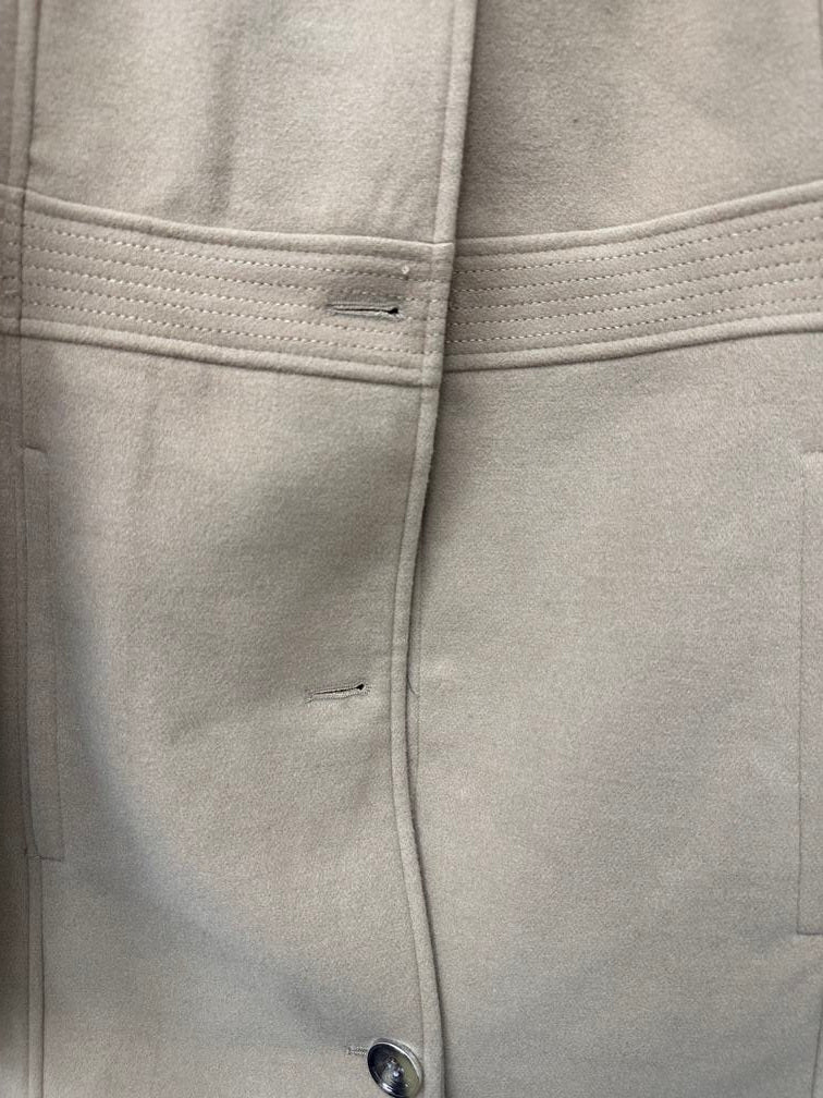 Tommy Hilfiger Women's Stand Collar Coat Brown Size Medium