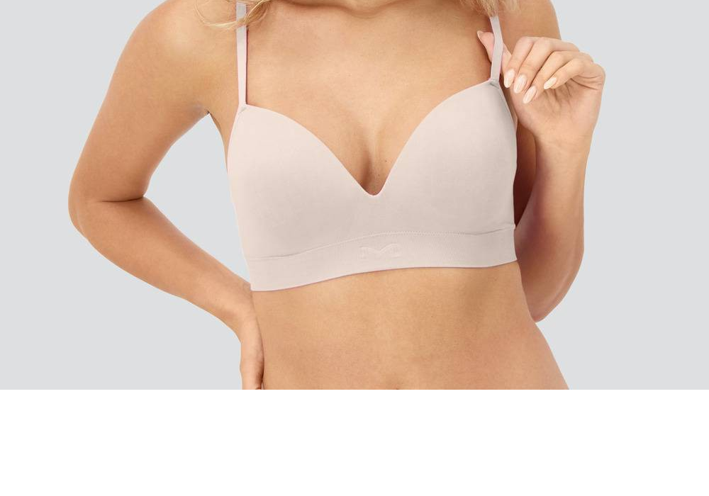 Maidenform M Women's Seamless Bralette MBT110 Evening Blush Size L
