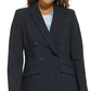 Calvin Klein Women's Double Breasted Blazer Blue Size 16
