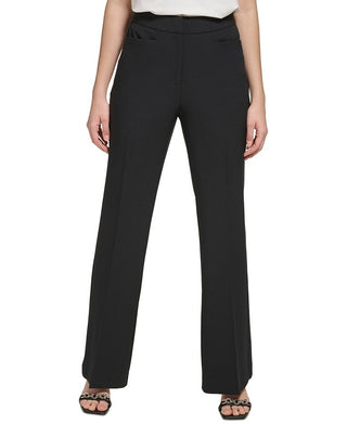 Calvin Klein Women's Straight Leg Pants Black Size 6