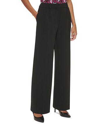 Calvin Klein Women's Wide Leg Pants Black Size 12