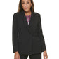 Calvin Klein Women's Side Button Blazer Black Size 16