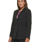 Calvin Klein Women's Side Button Blazer Black Size 16