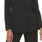 Calvin Klein Women's Side Button Blazer Black Size 12