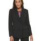 Calvin Klein Women's Side Button Blazer Black Size 12