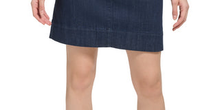 Calvin Klein Women's Denim Skirt Blue Size 6