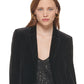 Calvin Klein Women's Velvet Blazer Black Size 6