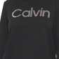 Calvin Klein Women's Crystal Logo Sweatshirt Black Size X-Large