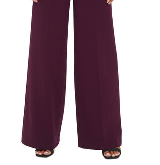 Calvin Klein Women's High Waist Wide Leg Pants Purple Size 6