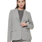 Calvin Klein Women's One Button Blazer Gray Size 12