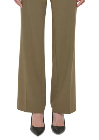 Calvin Klein Women's Lux Modern Fit Pants Brown Size 4