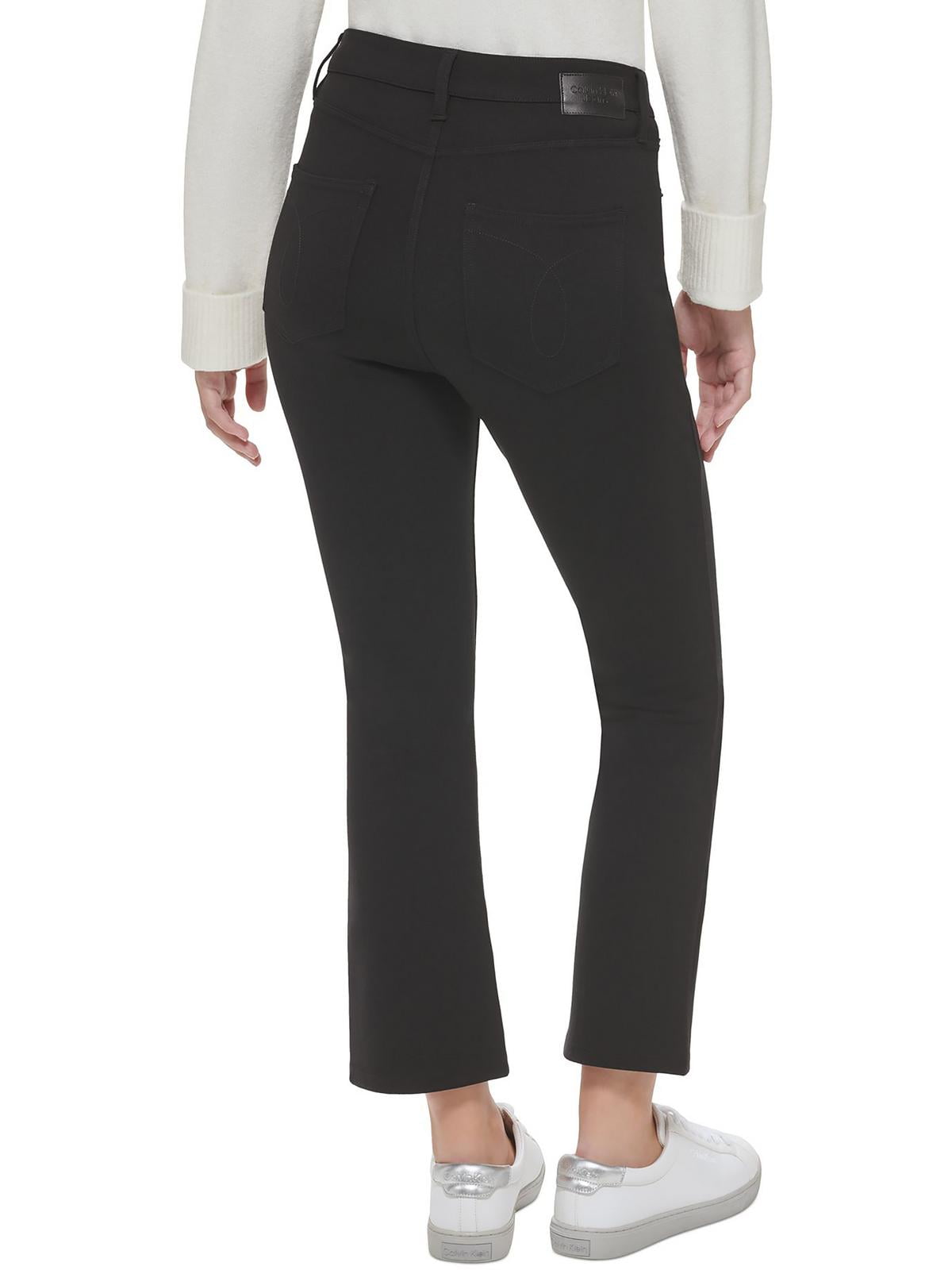 Calvin Klein Jeans Women's High Waist Kick Flare Jeans Black Size Large