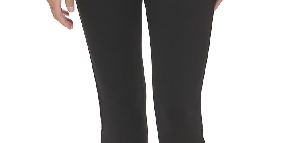 Calvin Klein Jeans Women's High Waist Kick Flare Jeans Black Size Large
