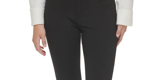Calvin Klein Women's High Waist Kick Flare Jeans Black Size Medium