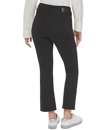 Calvin Klein Jeans Women's High Waist Kick Flare Jeans Black Size X-Small