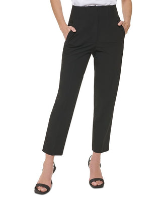 Calvin Klein Women's Infinite Stretch Ankle Pants Black Size 16