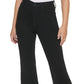 Calvin Klein Women's High Rise Flared Slit Hem Jeans Black Size 24