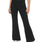 Calvin Klein Women's High Rise Flared Slit Hem Jeans Black Size 24