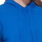 Calvin Klein Women's Hooded Bell Sleeve Top Blue Size Large