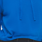 Calvin Klein Women's Hooded Bell Sleeve Top Blue Size Large