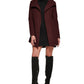 Calvin Klein Women's Asymmetric Zipper Coat Red Size X-Large