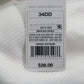 Shade & Shore Women's Ribbed Longline V-Wire Bikini Top White 34DD