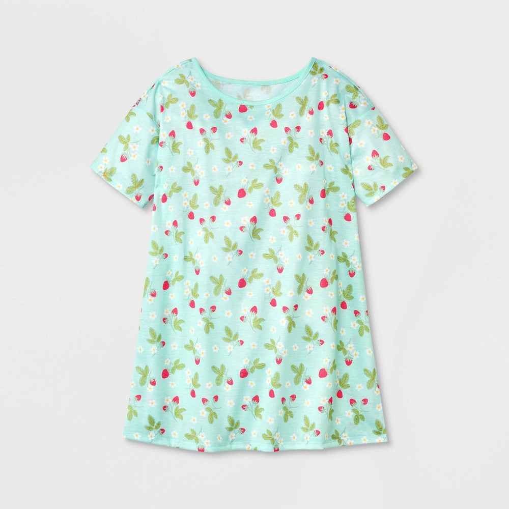 Cat & Jack Girls' NightGown Mint Green Size M
