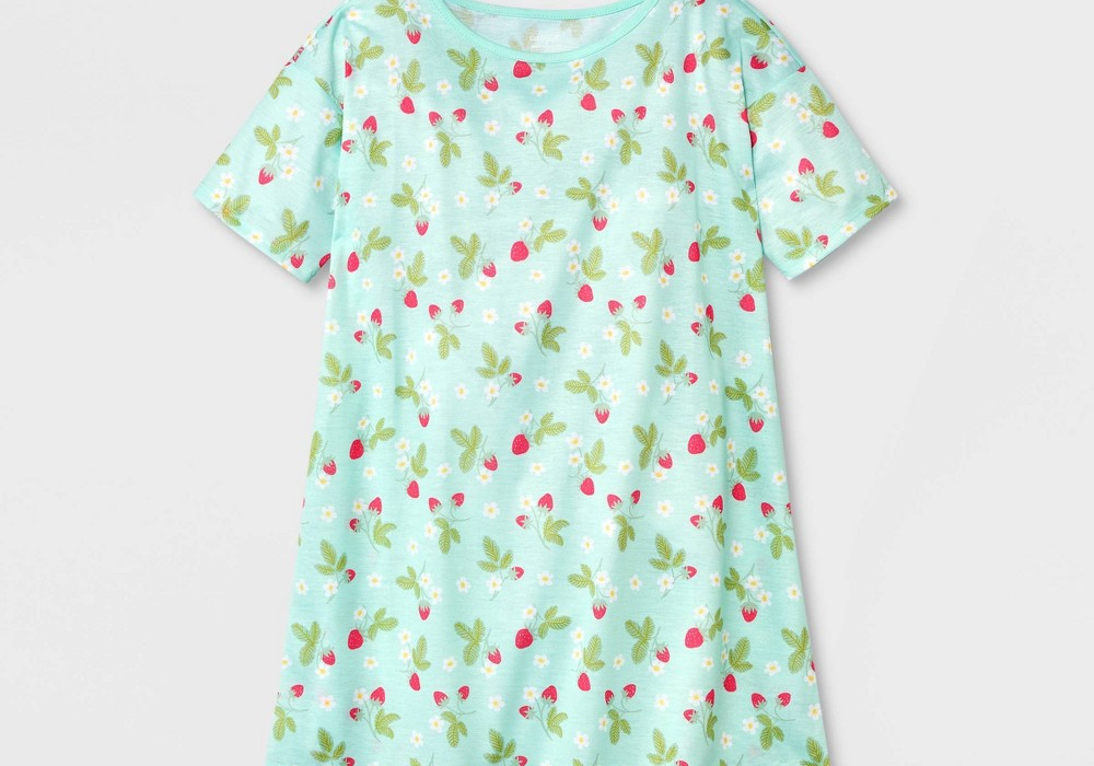 Cat & Jack Girls' NightGown Mint Green Size M