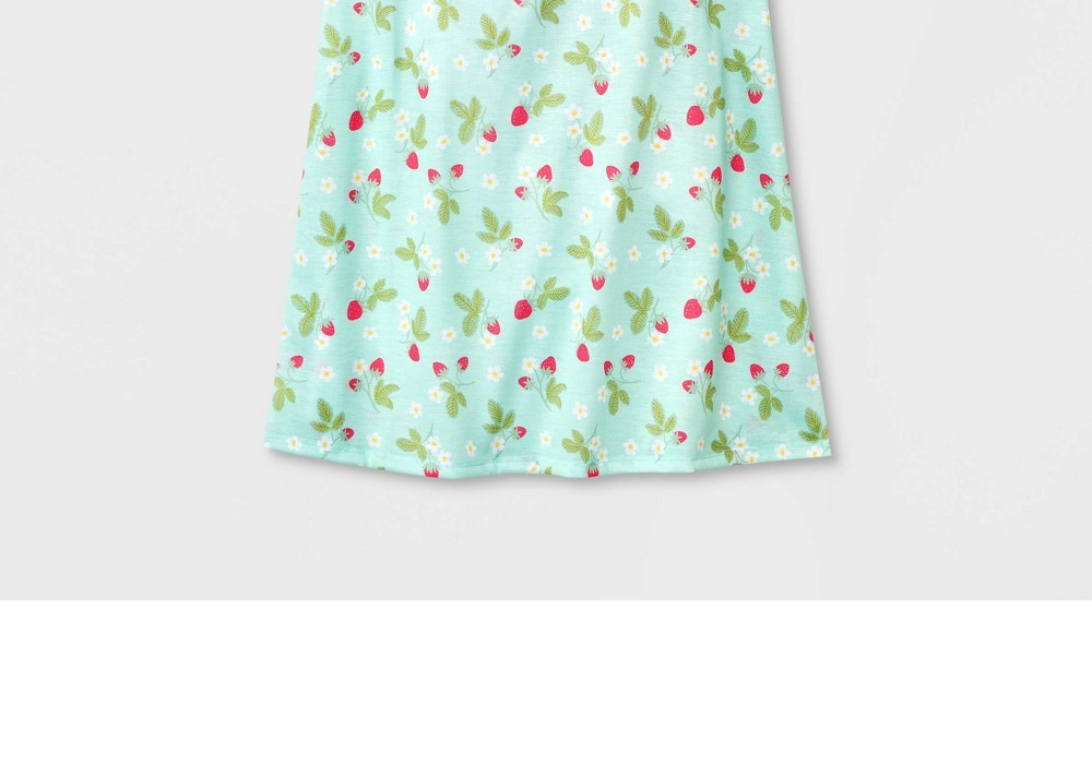 Cat & Jack Girls' NightGown Mint Green Size M