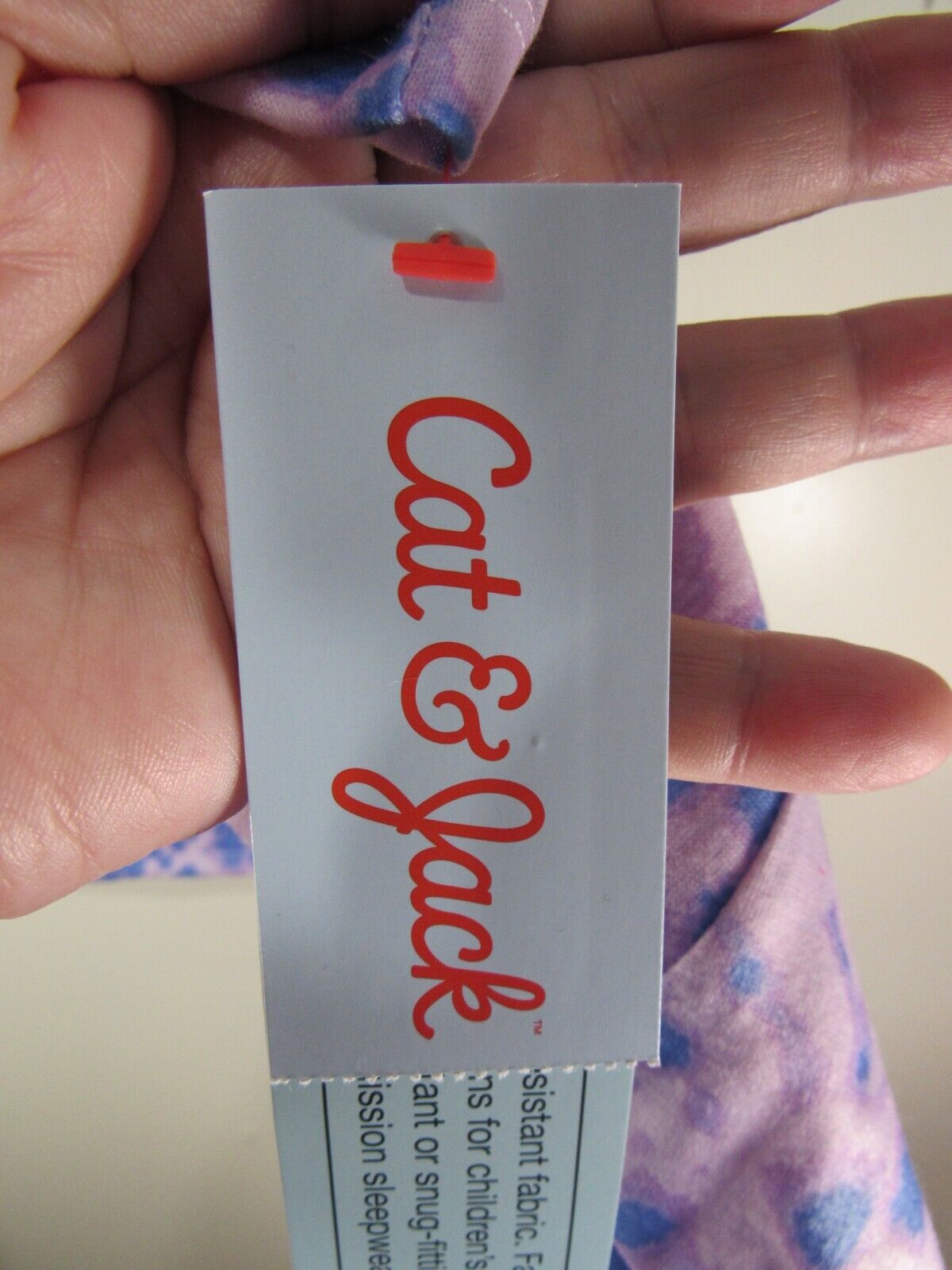 Cat & Jack Girls' NightGown Tie-Dye Purple Size Small