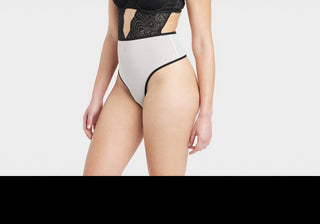 Auden Women's Lace Collection Unlined Underwire Bodysuit Black Size L