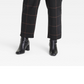 Ava & Viv Women's High-Rise Ankle Tapered Pants Black Plaid Size 22