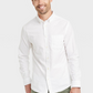 Goodfellow & Co Men's Every Wear Long Sleeve Oxford Button-Down Shirt White Size L