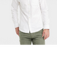 Goodfellow & Co Men's Every Wear Long Sleeve Oxford Button-Down Shirt White Size L