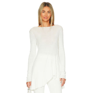 Free People Ivory Swing Tunic Top - Size Large