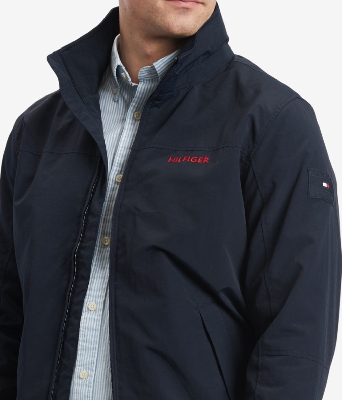 Tommy Hilfiger Men's Regatta Waterproof Jacket Blue Size X-Large