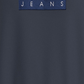 Tommy Hilfiger Men's Relaxed Fit Tartan Logo Crewneck Sweatshirt Blue Size X-Small
