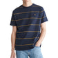 Calvin Klein Men's Wide Stripe Crewneck T-Shirt Blue Size Large