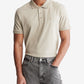 Calvin Klein Men's Regular Fit Smooth Cotton Monogram Logo Polo Shirt Beige Size Small
