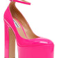 Steve Madden Women's Skyrise Ankle Strap Platform Pumps Pink Size 10 M