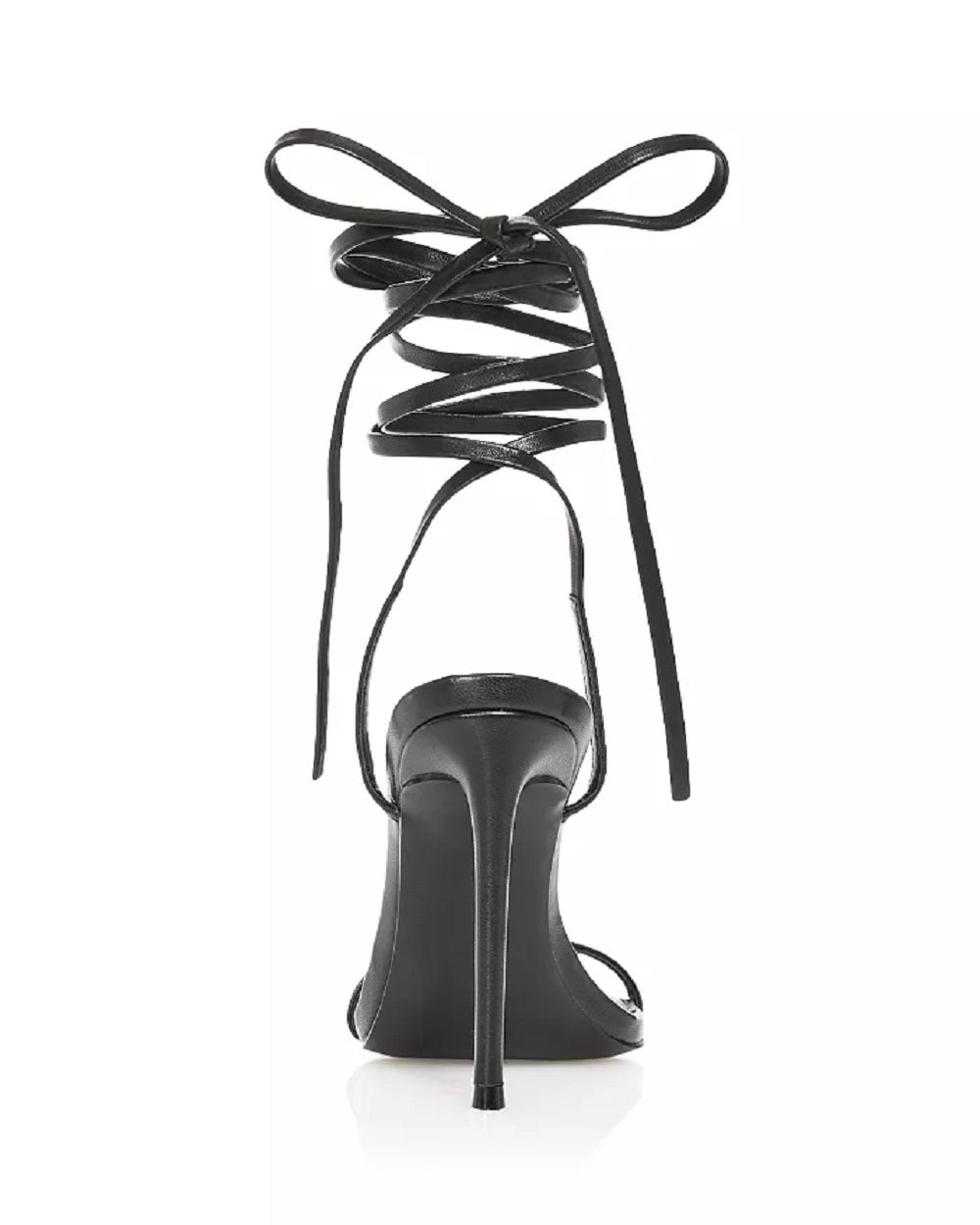 Aqua Women's Mandy Ankle Strap High Heel Sandal Black Size 8 M