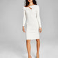 And Now This Women's Chain Cutout Sweater Dress White Size X-Small